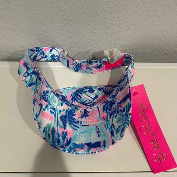 Lilly Pulitzer It’s a Match Visor in Ravello Blue - Picture 4 of 7
